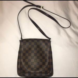 Louis Vuitton Vintage Messenger Crossbody Bag